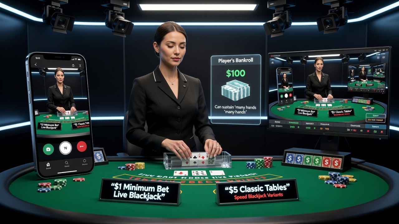 Minimum Bet Online Blackjack: Find the Lowest Live Dealer Wagers and Cheapest Stakes