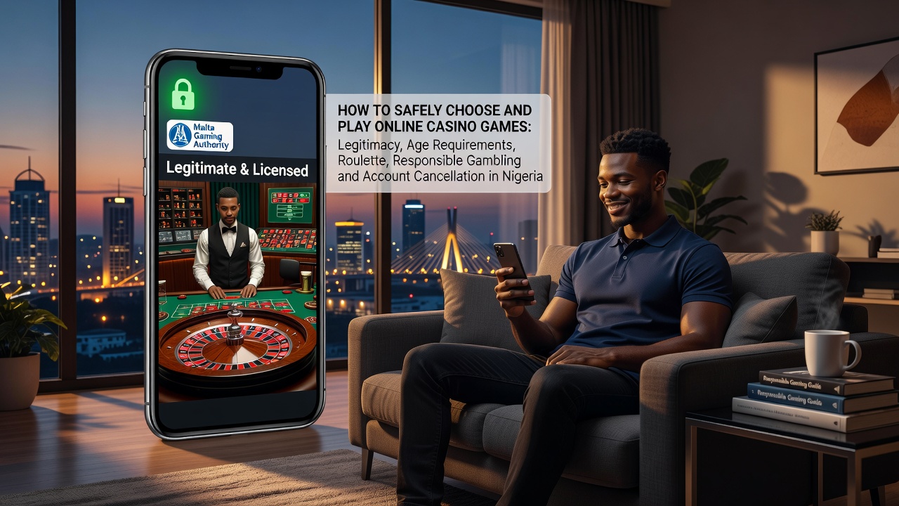 How to Safely Choose and Play Online Casino Games in Nigeria: Legitimacy, Age Requirements, Roulette and Responsible Gambling