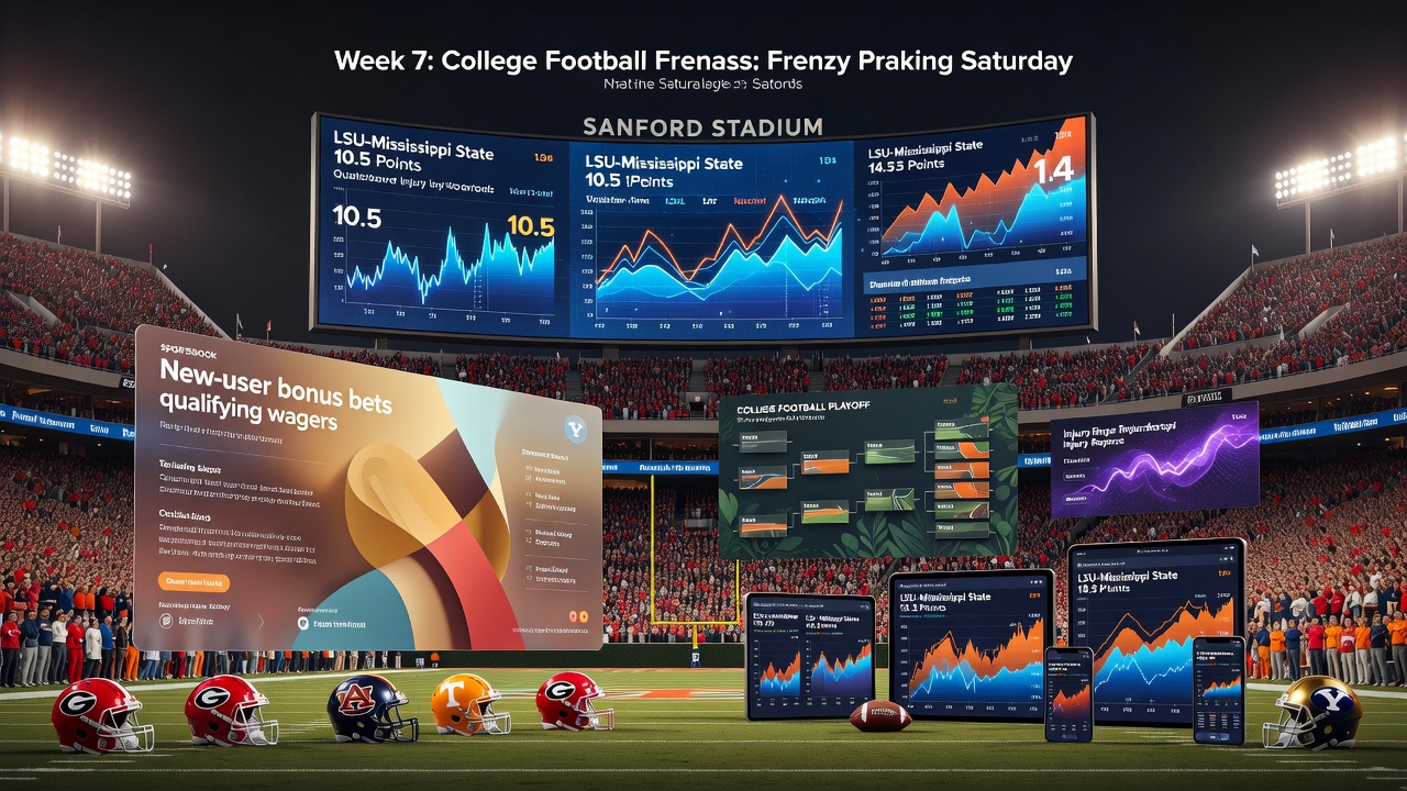 Week 7 College Football Slate Draws Heavy Betting Market Attention