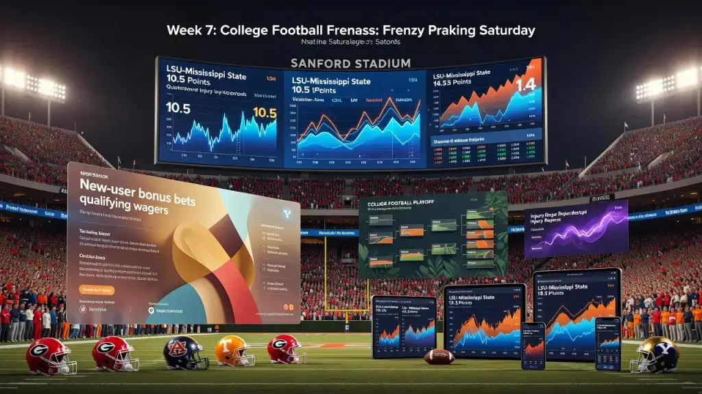 Week 7 College Football Slate Draws Heavy Betting Market Attention